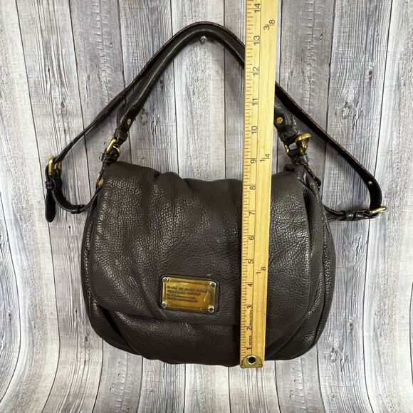 Auth Marc by Marc Jacobs One Shoulder Bag Black Grained Leather Purse - Picture 8 of 16
